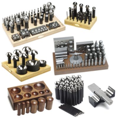 Dapping Tools, Matched Punch And Forming Block Sets