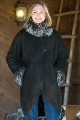 Women's Mariposa Shearling Coat