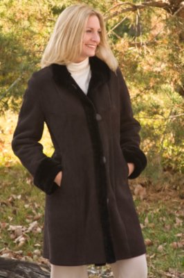 Women's Sacha Shearling Coat