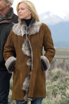 Women's Jannie Shearling Coat