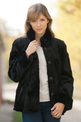 Women's Mara Rabbit Fur Coat