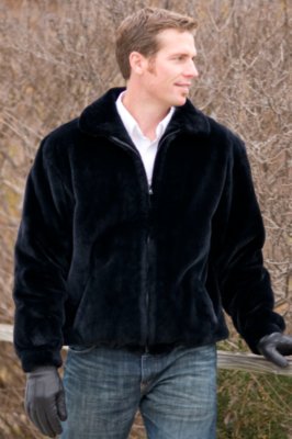 Men's Jeffrey Sheared Beaver Coat