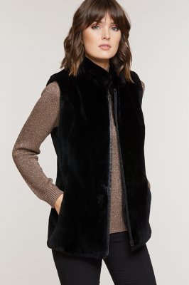 Women's Shannon Classic Sheared Beaver Fur Vest