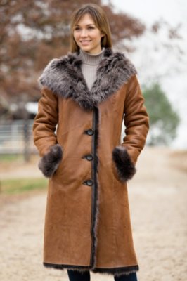 Women's Renata Shearling Sheepskin Coat 