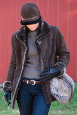 Women's Jesslyn Shearling Sheepskin Coat