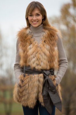 Women's Vanessa Fox Fur Vest 