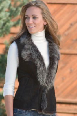 Women's Victoria Shearling Sheepskin Vest