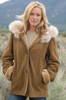 Women's Rene Shearling Coat