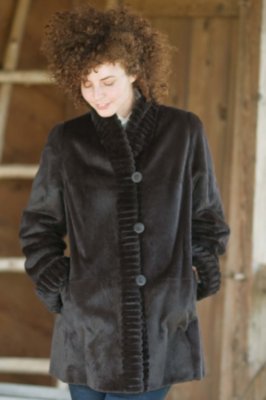 Women's Reversible Rabbit Jacket