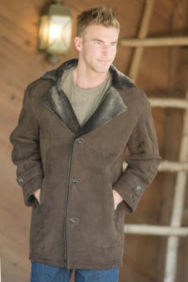 Men's Brad Shearling Coat