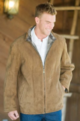 Men's Craig Shearling Bomber Style Jacket