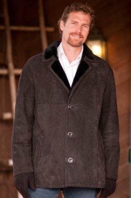 Men's Adam Shearling Sheepskin Car Coat