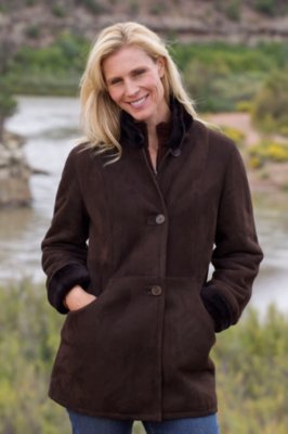 Women's Delia Shearling Sheepskin Coat