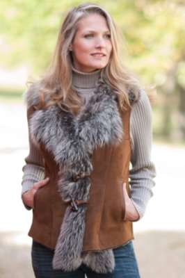 Women's Danni Shearling Sheepskin Vest