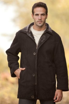 Men's Justin Shearling Sheepskin Coat