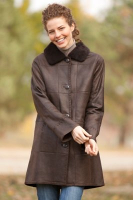 Women’s Aberdeen Shearling Sheepskin Coat 