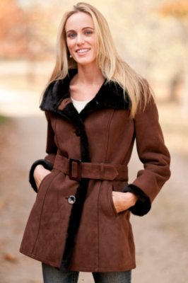 Women's Sutton Shearling Sheepskin Coat