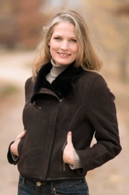Women’s Jordan Shearling Sheepskin Bomber Jacket