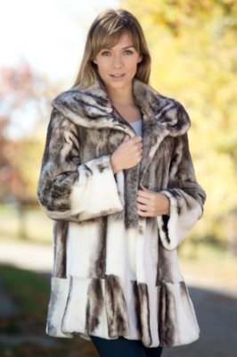 Women's Antoinette Mink Fur Coat