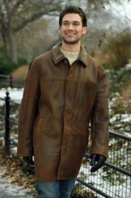 Men's Larry New Zealand Lamb Shearling Coat