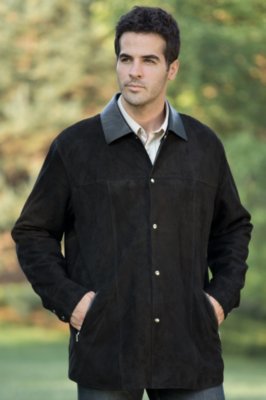 Men's Fred Lamb Suede Shirt Jacket 