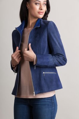 Women's Katie Lamb Suede Jacket