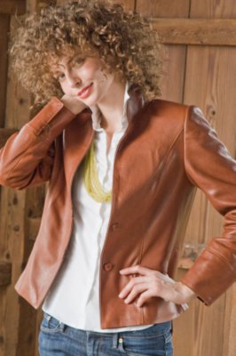 Women's Monica Metis Lyn Leather Jacket