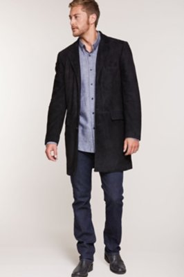 Men's Jerry Suede Leather Walking Coat