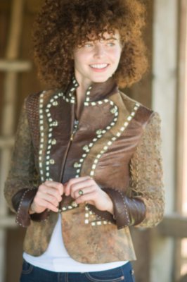 Women's Medieval Leather Jacket