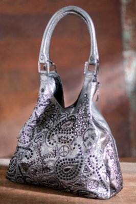 Women's Ashbury Overlay Leather Handbag 
