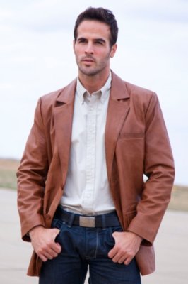 Men's Harrison Lambskin Leather Blazer