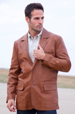 Men's Harrison Lambskin Blazer (Big/Tall)