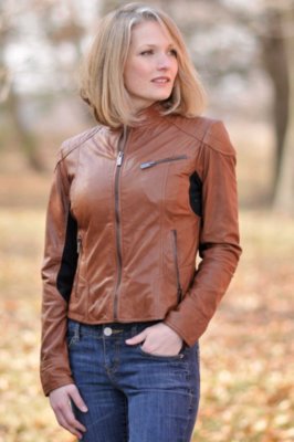 Women’s Ulia Leather Motorcycle Jacket