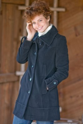 Women's Faye Asymmetrical Wool-Blend Topcoat