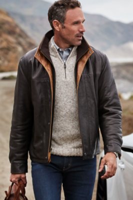 Men's Romano Lambskin Leather Jacket