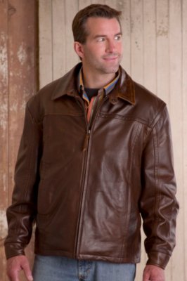 Men's Seville Leather Coat
