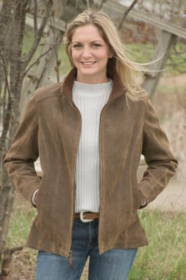 Women's Natalie Leather Coat