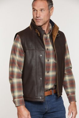 Men's Traveler Leather Vest (Big)