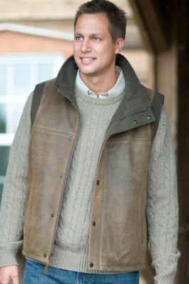 Men's River Road Leather Vest
