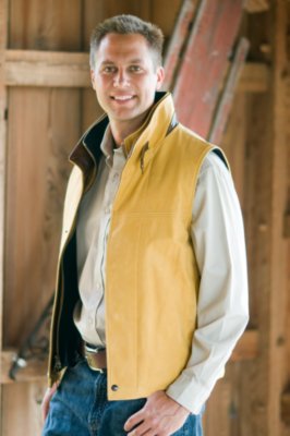 Men's Traveler's Leather Vest