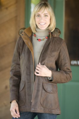 Women's Dana Leather Jacket with Toscana Trim