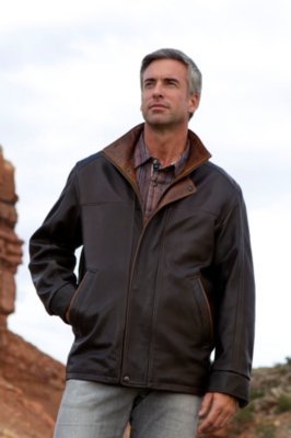 Men's Denver Lambskin Leather Jacket