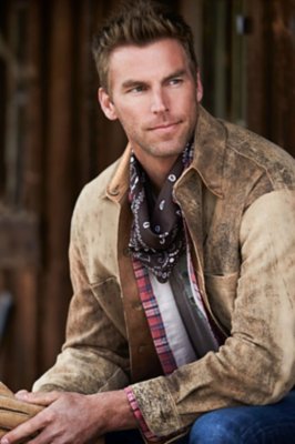Men's Chase Reversible Lambskin Leather Shirt Jacket