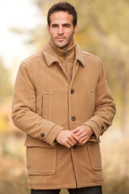 Men’s Andrew Marc Wallace Wool-Blend Coat