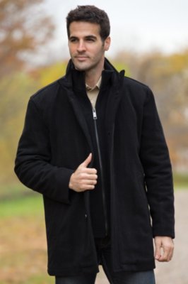 Men's Andrew Marc Wiley Wool-Blend Coat