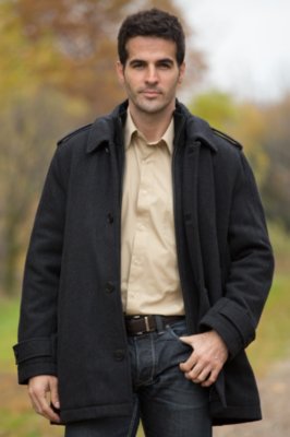 Men's Andrew Marc Lloyd Wool-Blend Coat