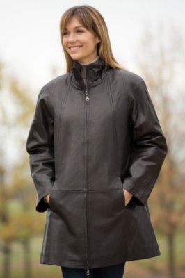 Women's Ariel Lambskin Leather Jacket with Removable Quilted Liner