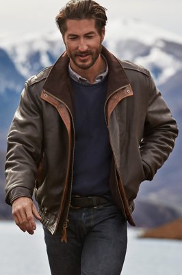 Men's Avenger Lambskin Leather Jacket
