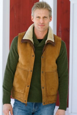 Men's Eagle's Nest Shearling Vest
