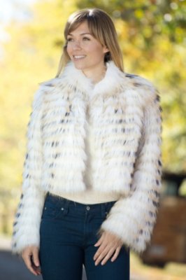 Women's Peggy Raccoon Fur Jacket